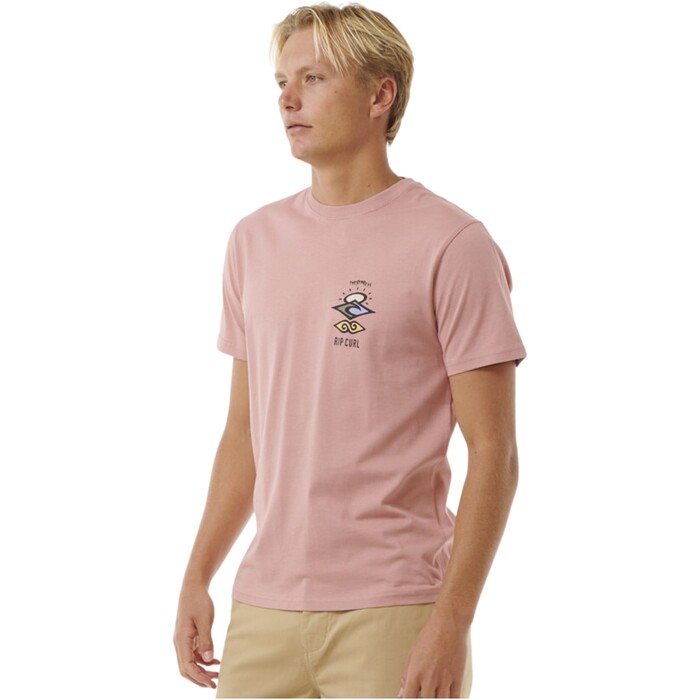 Rip Curl Mnner 2024 Suche Icon Tee 0CBMTE - Mushroom